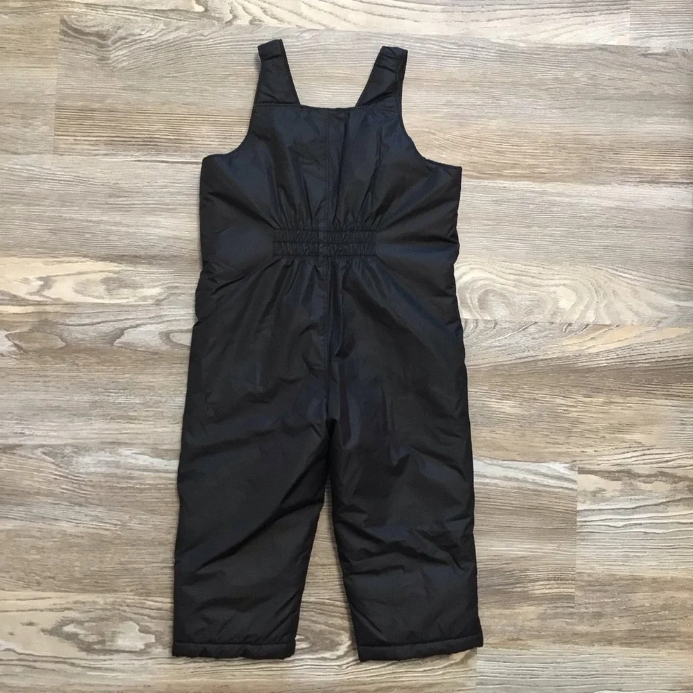 Old Navy Black Jack Water-Resistant Snow Bib Unisex 2T